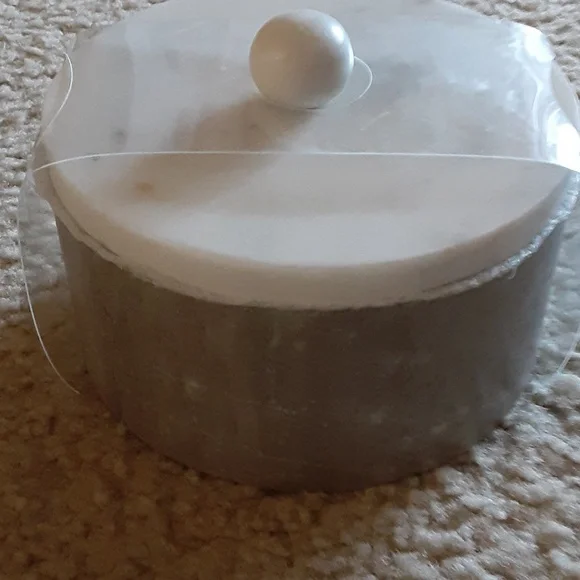 Round Marble Decorative Box - Designed with Studio McGee solofficialkw.com